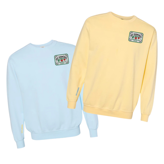 Sky Diamonds Patch Sweatshirt